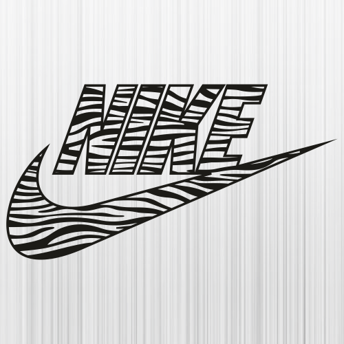 Nike Zebra Print Svg
