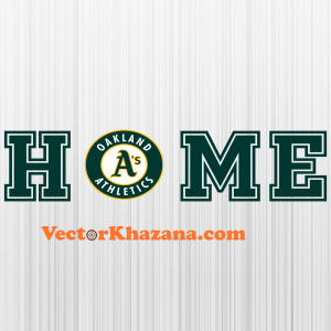 Oakland Athletics Home Svg
