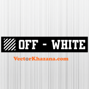 Off White Fashion Brand Svg