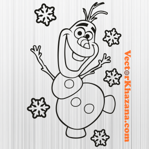 Olaf Drawing Svg