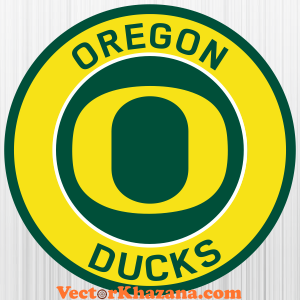 Oregon Ducks Circle Svg