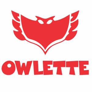 Pj Masks Owlette Logo svg cut