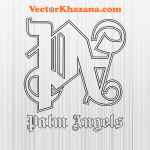 PA Palm Angels Outline Svg