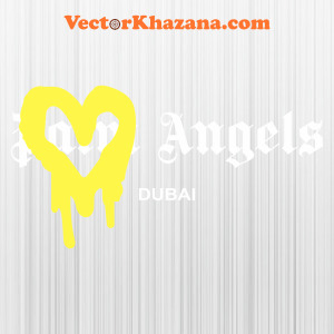 Palm Angels Dubai Heart Svg