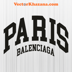 Balenciaga Paris Fashion Logo Svg