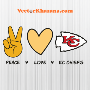 Peace Love Kansas City Svg