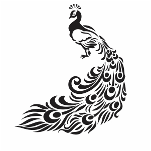 Peacock Silhouette