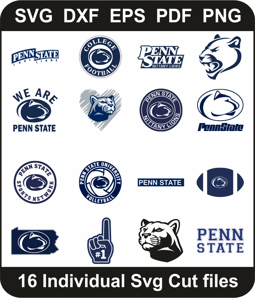 Penn State Nittany Lions Svg Pack