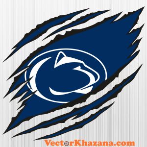 Penn State Nittany Lions Ripped Svg