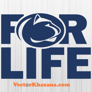 Penn State Nittany Lions For Life Svg