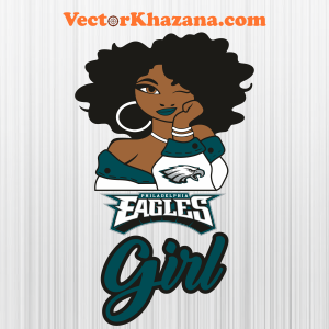 Philadelphia Eagles Girl Svg