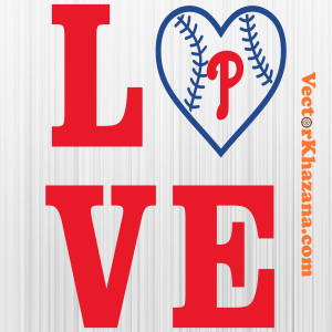 Philadelphia Phillies Love Svg