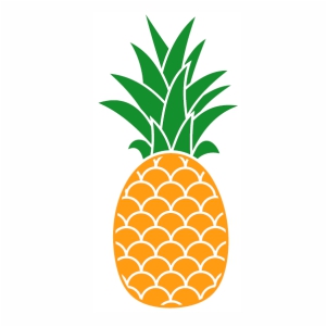 Pineapple Emoji svg cut file