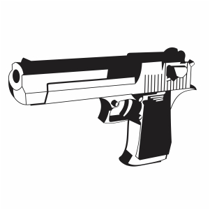 Handgun Pistol vector
