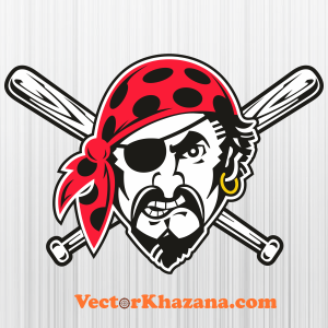 Pittsburgh Pirates Cross Bat Logo Svg