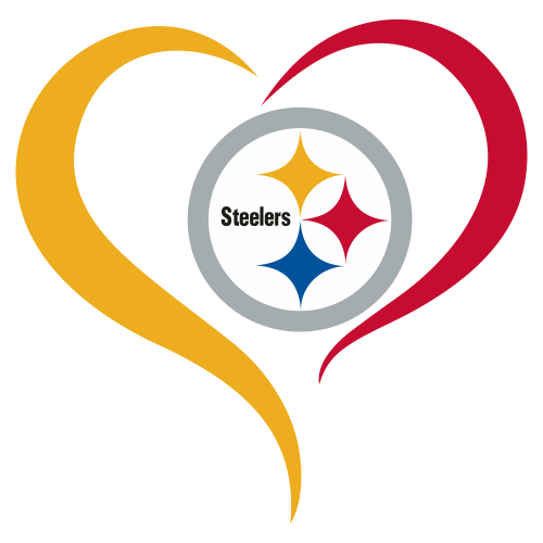 blue line Pittsburg Steelers logo svg png jpeg