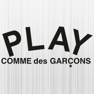 Play Comme Des Garcons Letter Svg