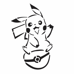 Pikachu Pokemon vector