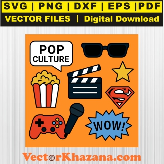 Pop Culture Svg