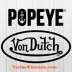 Von Dutch Popeye Svg