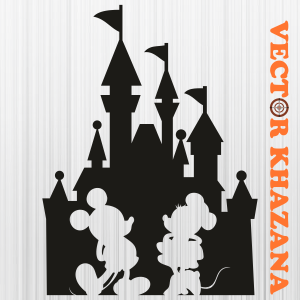 Mickey Minnie Mouse Castle Svg