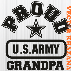 Proud US Army Grandpa Svg
