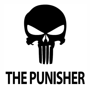 Punisher Skull vector image