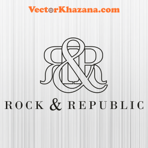 Rock and Republic Outline Svg