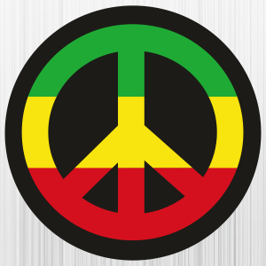 Rastafari Peace symbols Svg