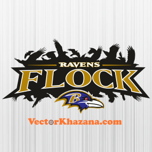 Baltimore Ravens Flock Svg