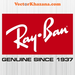 RayBan Genuine Since 1937 Svg