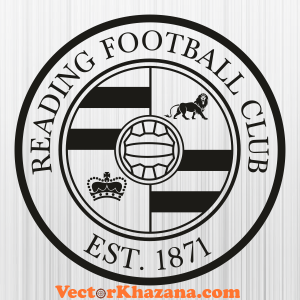 Reading Football Club Black Svg