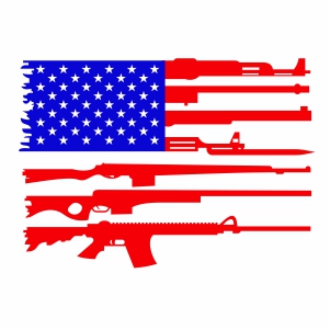 Rifle Flag vector