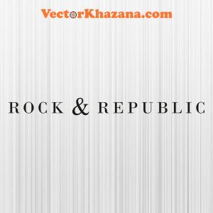 Rock and Republic Letter Svg
