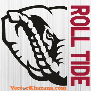 Alabama Crimson Roll Tide Logo Svg