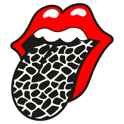 Rolling Stones Giraffe Print Logo Svg