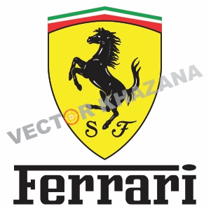 SF Ferrari Logo Vector Download