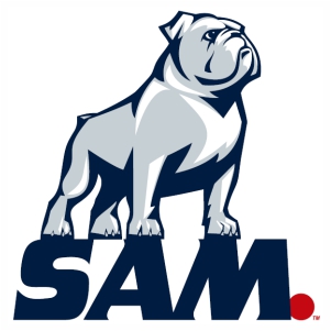 Samford Bulldogs logo vector image