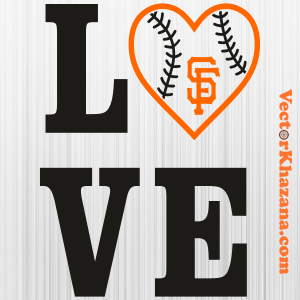 San Francisco Giants Love Svg Png online in USA