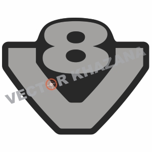 Scania V8 Logo Svg