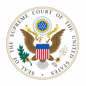 Seal Of The Supreme Court Of The United State Vector