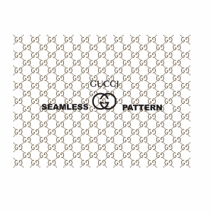 Louis Vuitton Drip Clover Pattern SVG