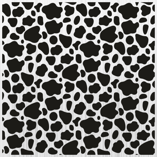 Seamless Cow Print Pattern Svg