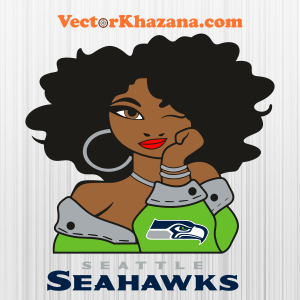 Seattle Seahawks Betty Boop Svg