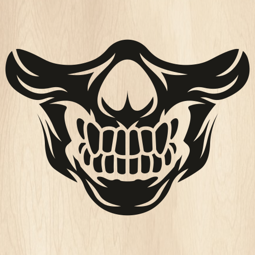 Skull Face Mask SVG