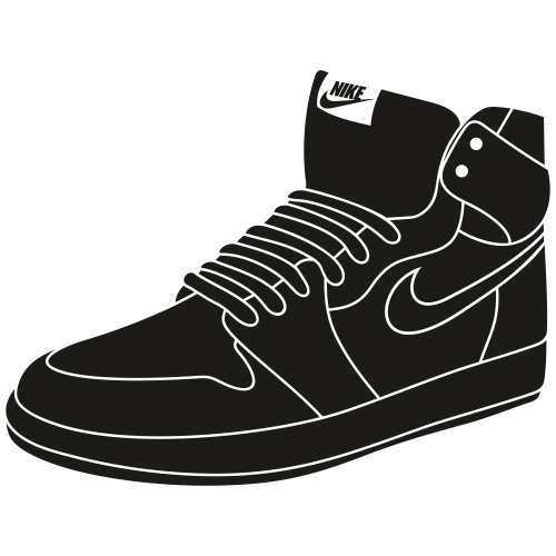 Nike Sneaker SVG | Nike Shoes vector files