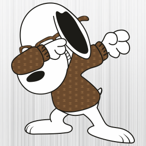 Snoopy Chanel Pattern Svg