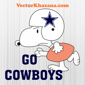 Snoopy Dallas Cowboys Svg