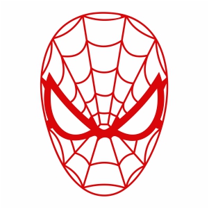 Marvel Spiderman Head Svg