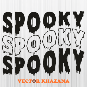 Spooky Letter Svg